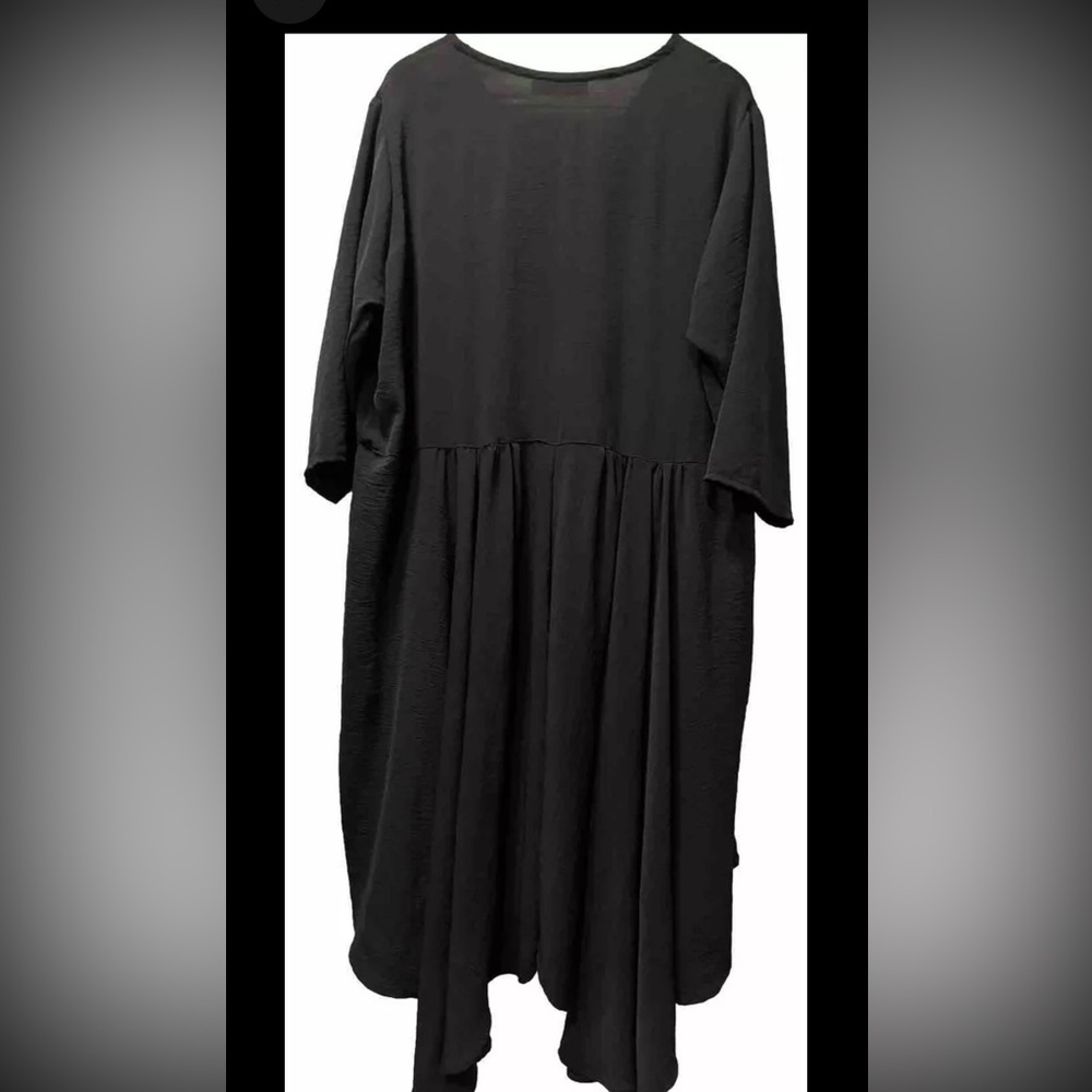 SKULLZ LONDON Black Lagenlook Dress Plus Size B56